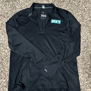 DSG Black Quarter-Zip Sweatshirt